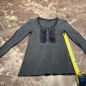 Banana republic tuxedo shirt.
